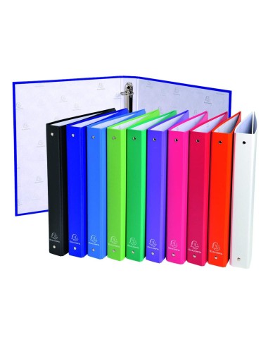 CARPETA 4A 30MM REDONDAS EXACOMPTA A4 CARTON FORRADO COL.SURT.