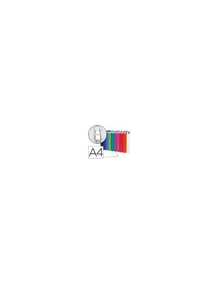 CARPETA 2A 30MM REDONDAS EXACOMPTA A4 CARTON FORRADO COL.SURT.