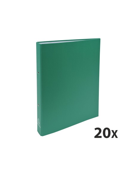 CARPETA 2A.30MM REDONDAS EXACOMPTA DIN A4 CARTON FORRADO VERDE 54373E