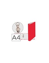CARPETA 2A.30MM REDONDAS EXACOMPTA DIN A4 CARTON FORRADO ROJO 54375E 2