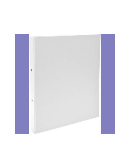 CARPETA 2A.30MM REDONDAS EXACOMPTA A4 CARTON FORRADO BLANCO 54378E