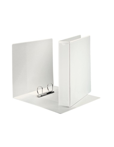 CARPETA CANGURO 2 ANILLAS MIXTAS 40MM ESSELTE A4 PLASTICO BLANCA