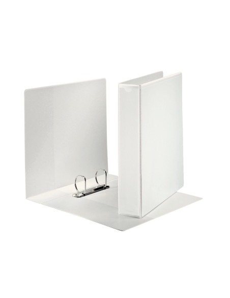 CARPETA CANGURO 2 ANILLAS MIXTAS 40MM ESSELTE A4 PLASTICO BLANCA