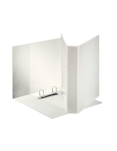 CARPETA CANGURO 2 ANILLAS MIXTAS 40MM ESSELTE A4 PLASTICO BLANCA