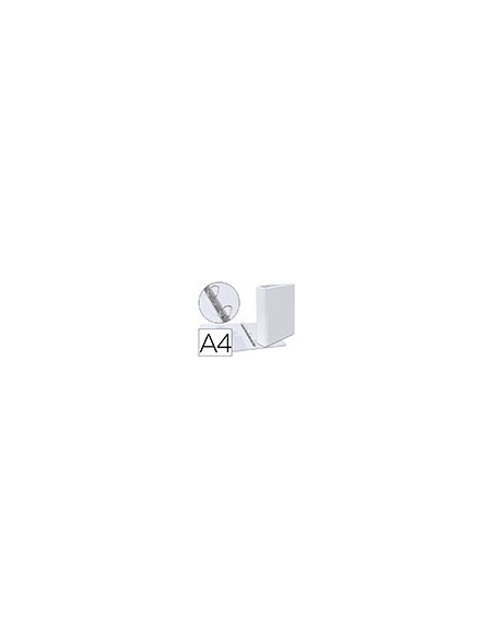 CARPETA CANGURO 4 ANILLAS MIXTAS 40MM ESSELTE A4 PLASTICO BLANCA 1460