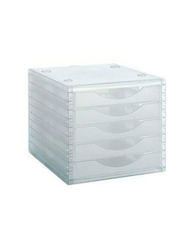 FICHEROARCHIVO 2000 260X270X340 MM APILABLES 5 TPTE.TRANSLUCIDO