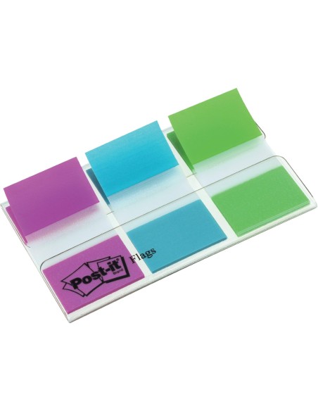 BANDERITAS POST-INDEX 680-ROY VE-AZ-VI DISPENSADOR FUNDA 3X19