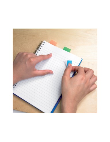 BANDERITAS POST-INDEX 680-ROY VE-AZ-VI DISPENSADOR FUNDA 3X19