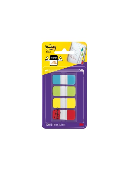 BANDERITAS SEPARADORAS RIGIDAS AM.AZ.LIMA RJ.POST-IT INDEX 676ALYREU