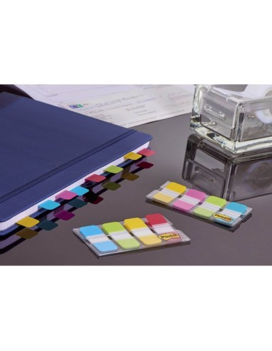 BANDERITAS SEPARADORAS RIGIDAS AM.AZ.LIMA RJ.POST-IT INDEX 676ALYREU
