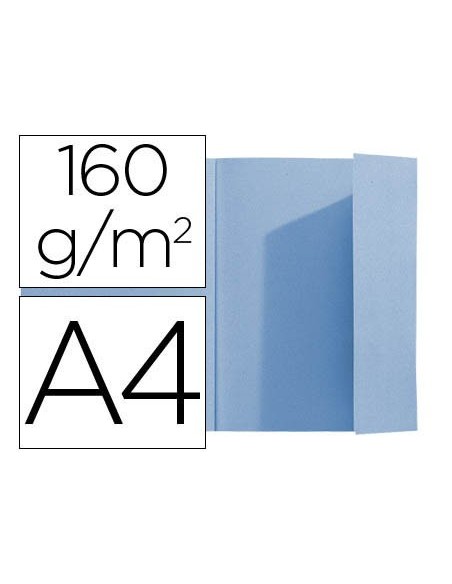 SUBCARPETA A4 160 GR. EXACOMPTA 1 SOLAPA AZUL CLARO C/100