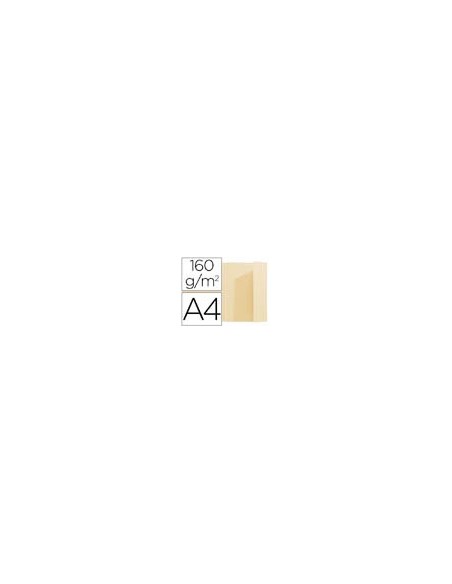 SUBCARPETA A4 160 GR. EXACOMPTA 1 SOLAPA CREMA C/100