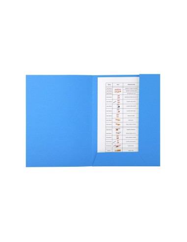 SUBCARPETA RECICLADA A4 280 GR. EXACOMPTA 2 SOLAPAS COLORES SURTIDOS