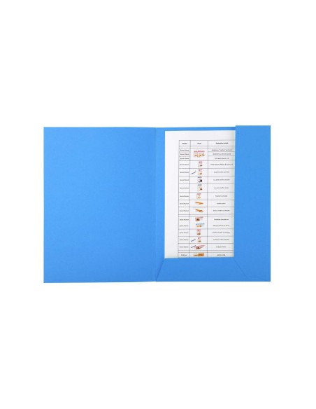 SUBCARPETA RECICLADA A4 280 GR. EXACOMPTA 2 SOLAPAS COLORES SURTIDOS