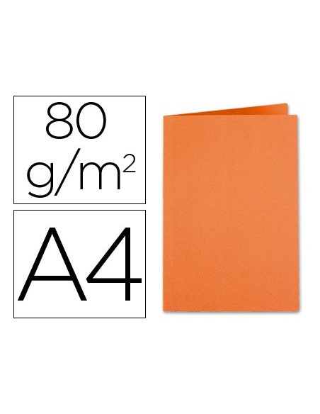SUBCARPETA A4 80 GR. FINO EXACOMPTA NARANJA CLEMENTINA