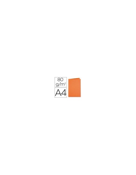 SUBCARPETA A4 80 GR. FINO EXACOMPTA NARANJA CLEMENTINA