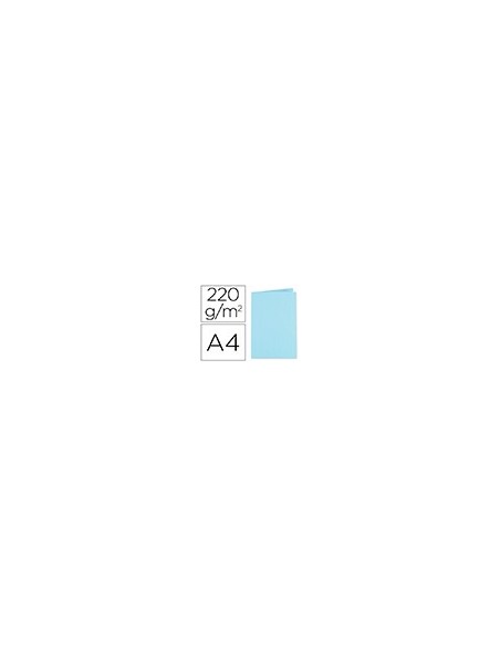 SUBCARPETA A4 220 GR. EXACOMPTA AZUL CLARO 100 UD.