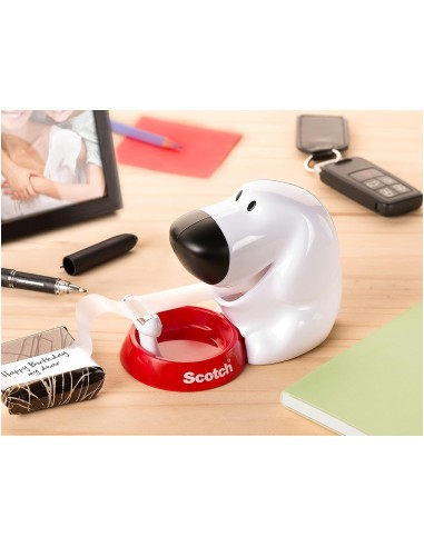 PORTARROLLOSCOTCH DOGGY C31 19MM X7,5 MT INCLUYE ROLLO CINTA MAGIC