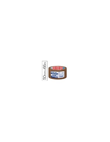 CINTA EMBALAR ADH.TESA MARRON STRONG 66 MT X 50MM.BAJO RUIDO 57168