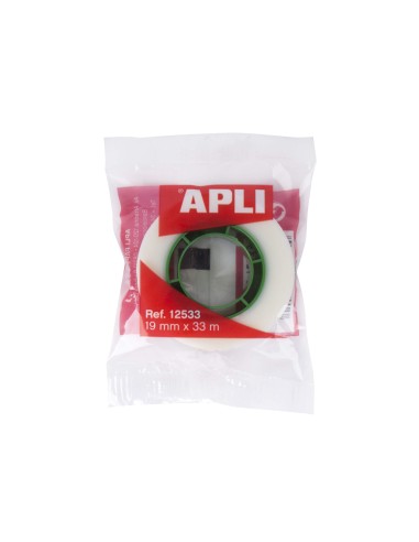 CINTA ADH. APLI  33 MT X 19 MM INVISIBLE ENCELOFANDA INDIVIDUALMENTE