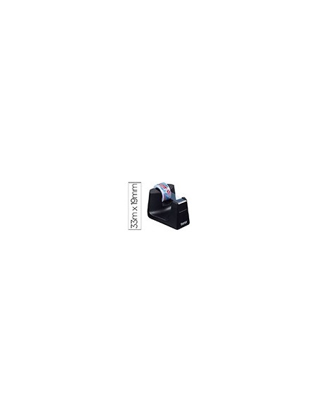 PORTARROLLO SOBREMESA TESA PLASTICO EASY CUT SMAT NG.ROLLO 33MX19 MM