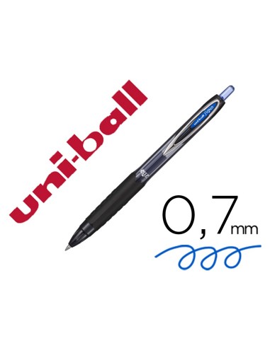 BOLIGRAFO UNI-BALL ROLLER UMN-207 RETRACTIL 0,7 MM COLOR AZUL