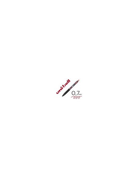 BOLIGRAFO UNI-BALL ROLLER UMN-207 RETRACTIL 0,7 MM COLOR ROJO