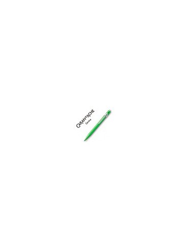 BOLIGRAFO CARAN DACHE 849 FLUO VERDE LIMON PUNTA MEDIA
