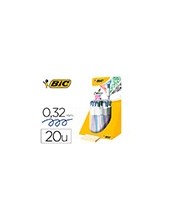 BOLIGRAFO BIC CUATRO COLORES SHINE COLORES METAL PUNTA 1 MM 902128 2
