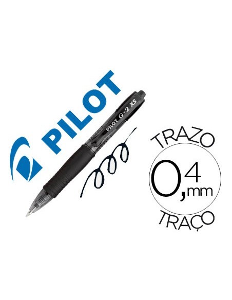 BOLIGRAFO MINI PILOT G-2 PIXIE NG.TINTA GEL RETRACTIL  BL-G2-XS-7-B