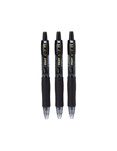 BOLIGRAFO MINI PILOT G-2 PIXIE NG.TINTA GEL RETRACTIL  BL-G2-XS-7-B