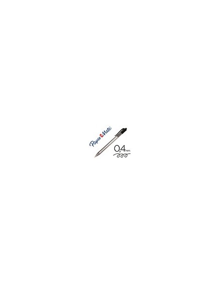 BOLIGRAFO PAPER MATE INKJOY 100 RETRACTIL PUNTA MEDIA NEGRO