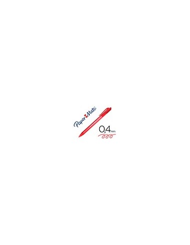 BOLIGRAFO PAPER MATE INKJOY 100 RETRACTIL PUNTA MEDIA ROJO