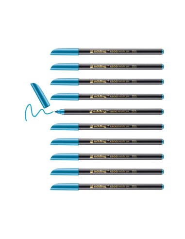 ROTULADOR EDDING PUNTA FIBRA 1200 AZ MET N73 PUNTA REDONDO 0,5 MM