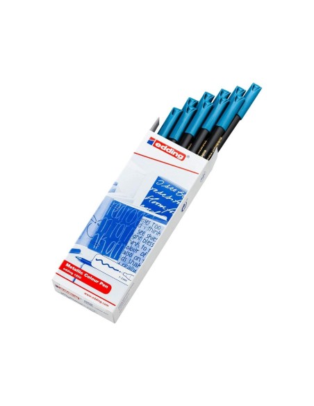 ROTULADOR EDDING PUNTA FIBRA 1200 AZ MET N73 PUNTA REDONDO 0,5 MM