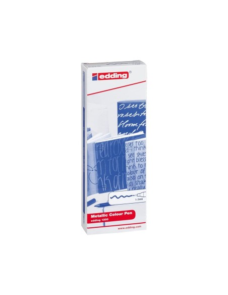 ROTULADOR EDDING PUNTA FIBRA 1200 VE MET N74 PUNTA REDONDO 0,5 MM