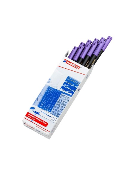 ROTULADOR EDDING PUNTA FIBRA 1200 VIO MET N78 PUNTA REDONDO 0,5 MM