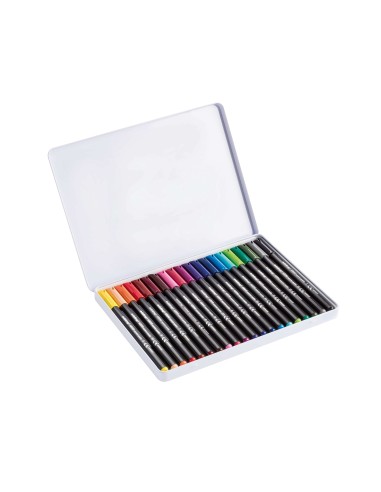 ROTULADOR EDDING PUNTA FIBRA 1200 C/20 COL.SURT.PUNTA REDONDA 0,5 MM