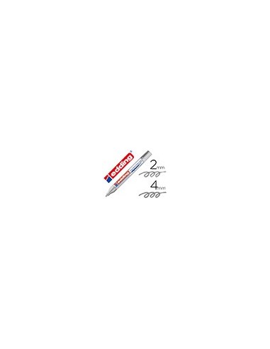 ROTULADOR EDDING PUNTA FIBRA 750 PLATA PUNTA REDONDA 3,5 MM