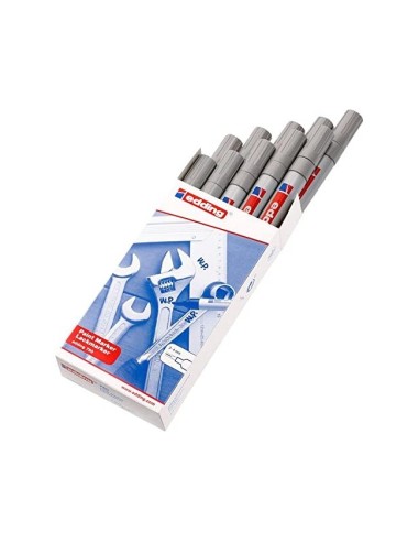 ROTULADOR EDDING PUNTA FIBRA 750 PLATA PUNTA REDONDA 3,5 MM