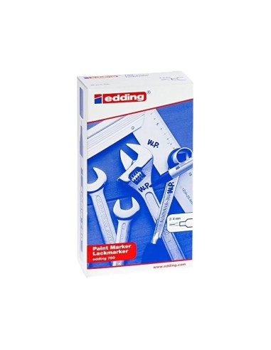 ROTULADOR EDDING PUNTA FIBRA 750 PLATA PUNTA REDONDA 3,5 MM