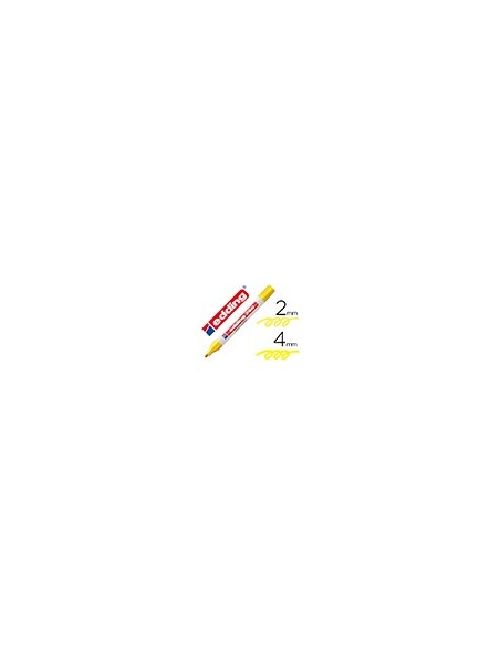 ROTULADOR EDDING PUNTA FIBRA 750 AMARILLO PUNTA REDONDA 3,5 MM