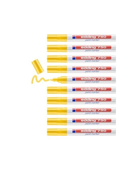 ROTULADOR EDDING PUNTA FIBRA 750 AMARILLO PUNTA REDONDA 3,5 MM