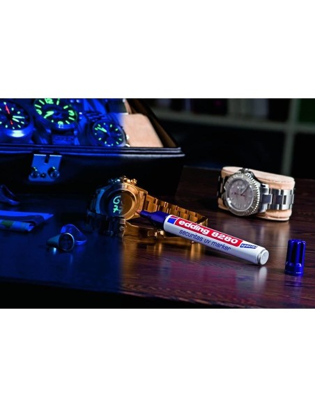 ROTULADOR EDDING MARCADOR SEGURIDAD VISIBLE BAJO ULTRAVIO 8280UV