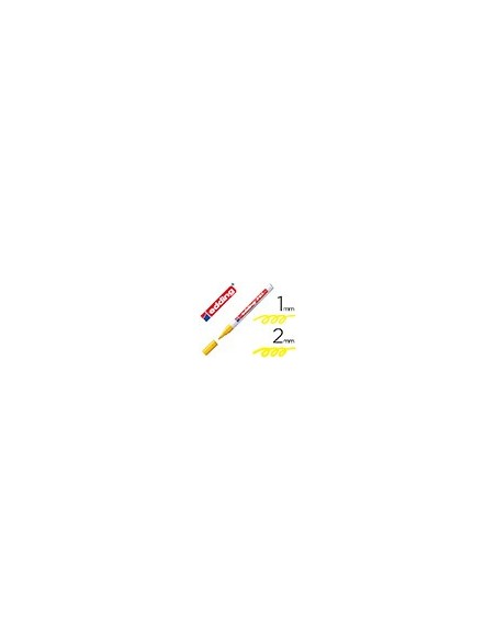 ROTULADOR EDDING PUNTA FIBRA 751 AMARILLO PUNTA REDONDA 1,5 MM