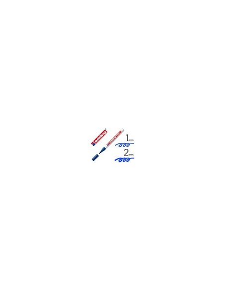 ROTULADOR EDDING PUNTA FIBRA 751 AZUL PUNTA REDONDA 1,5 MM