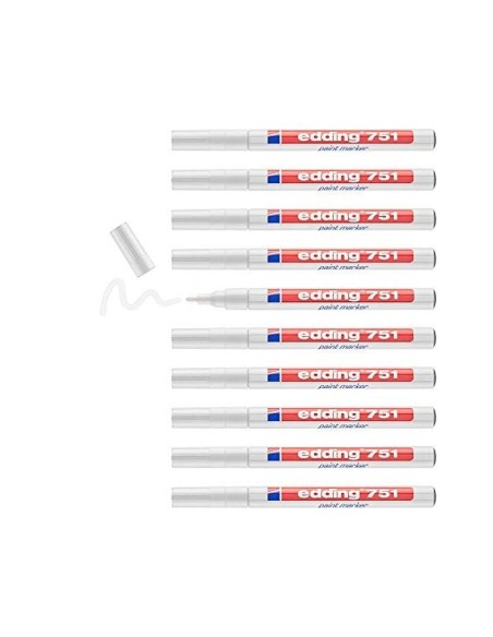 ROTULADOR EDDING PUNTA FIBRA 751 NEGRO PUNTA REDONDA 1-2 MM