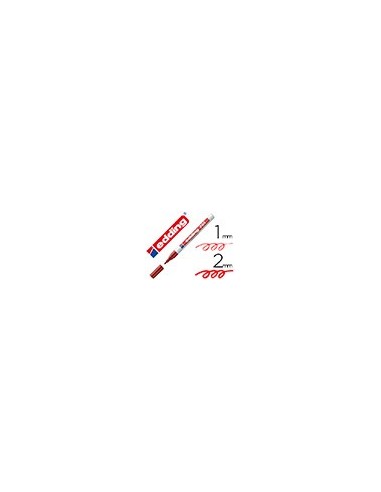 ROTULADOR EDDING PUNTA FIBRA 751 ROJO PUNTA REDONDA 1,5 MM