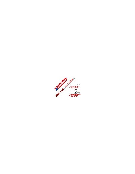 ROTULADOR EDDING PUNTA FIBRA 751 ROJO PUNTA REDONDA 1,5 MM