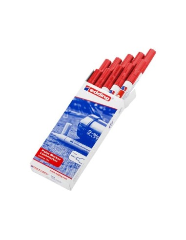 ROTULADOR EDDING PUNTA FIBRA 751 ROJO PUNTA REDONDA 1,5 MM